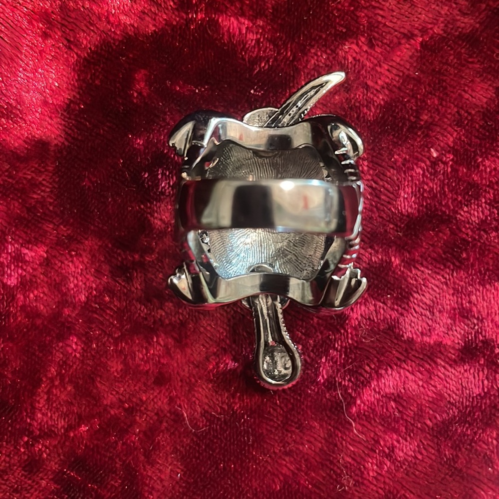 Rhinestone turtle ring 🐢 - Picture 6 of 6